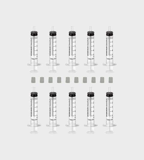 10 Abfüllspritzen + 10 Abfülladapter - MiniFlacons