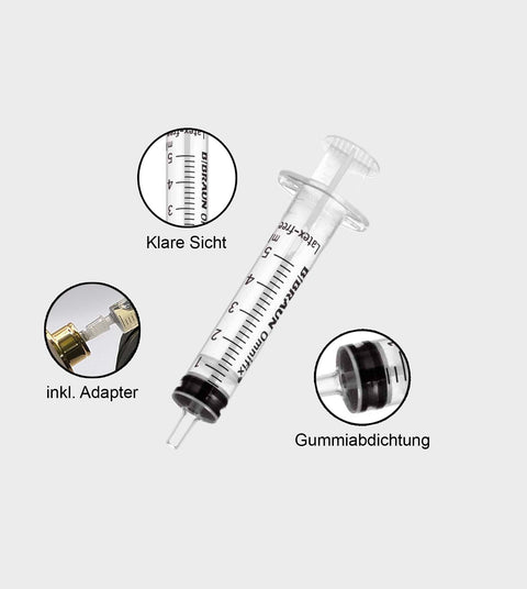 10 Abfüllspritzen + 10 Abfülladapter - MiniFlacons