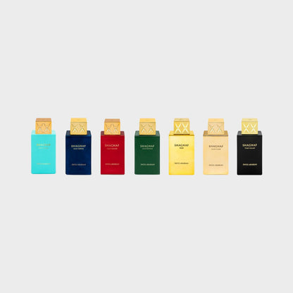 Shaghaf Oud Tonka, Azraq, Ahmar, Royale, Oud, Oud Elixir, Aswad